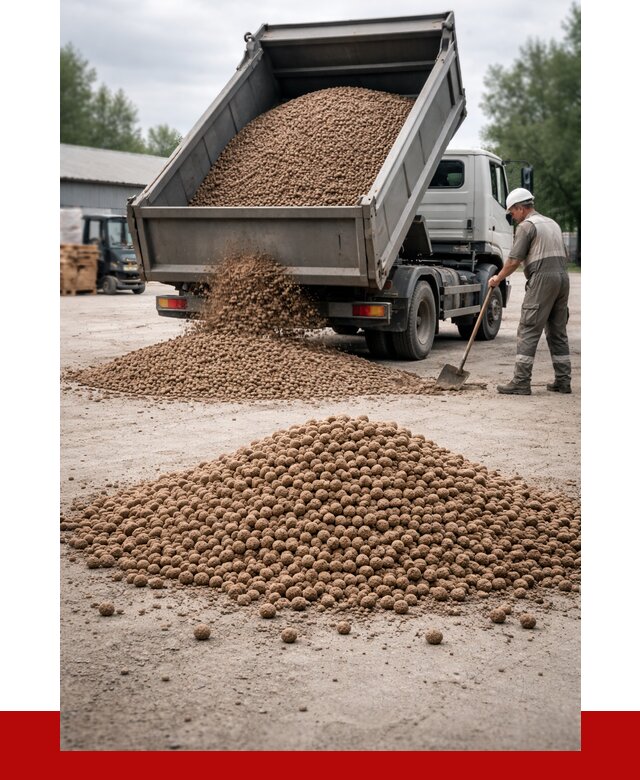 Керамзит с доставкой в Кирово-чепецке от 4567 р. за м3 | ПРОНЕРУДКрв