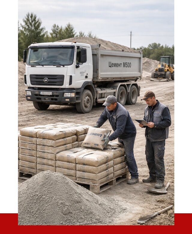 Купить цемент м500 с доставкой в Кирово-чепецке от 5654 р. | ПРОНЕРУДКрв