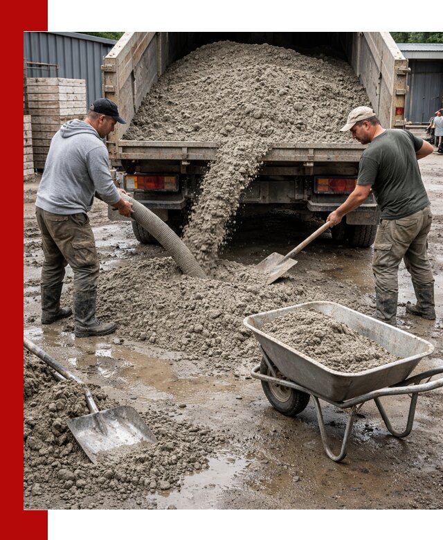 Цементно-песчаная смесь М150 доставка в Кирово-чепецке