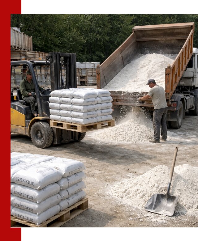 Доставка строительной извести оптом и в розницу в Кирове-Чепецке