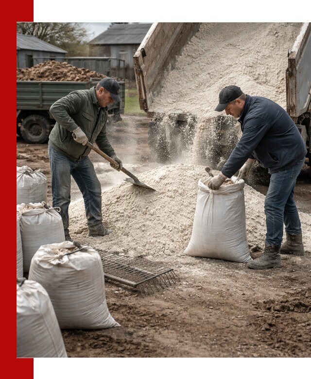 Доставка извести пушонки в Кирово-чепецке оптом и мелким оптом