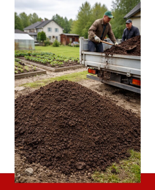 Плодородный грунт в Кирово-чепецке с доставкой от 4567 р. | ПРОНЕРУДКрв