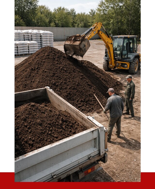 Растительный грунт с доставкой в Кирово-чепецке от 3480 р. | ПРОНЕРУДКрв