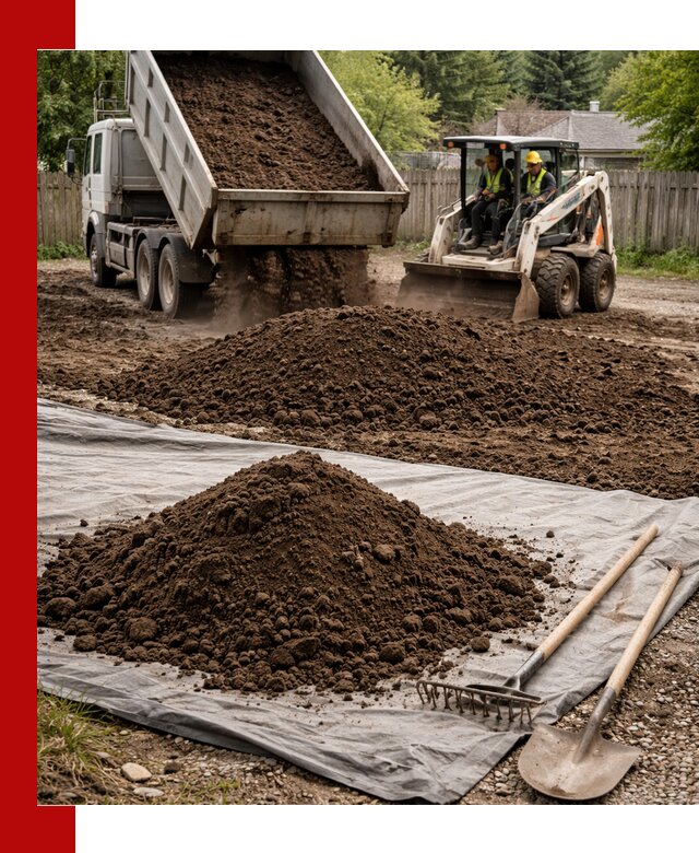 Грунт для отсыпки участка с доставкой в Кирово-чепецке