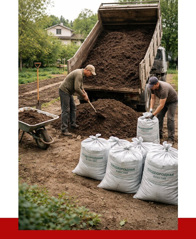 Плодородная смесь в Кирово-чепецке от 4567 р./куб с доставкой | ПРОНЕРУДКрв
