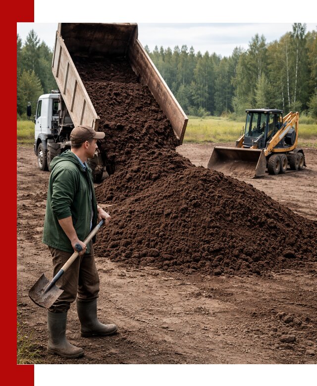 Купить верховой торф с доставкой в Кирово-чепецке для садоводства и растений