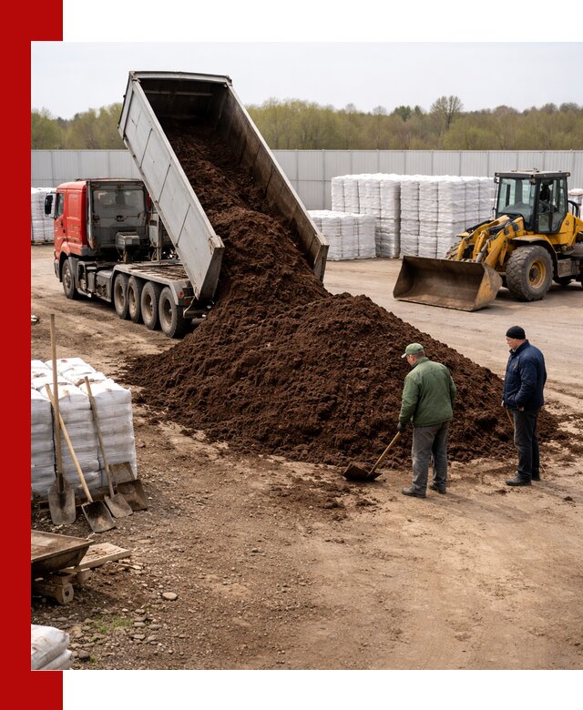 Доставка торфяных смесей оптом и в розницу в Кирово-чепецке