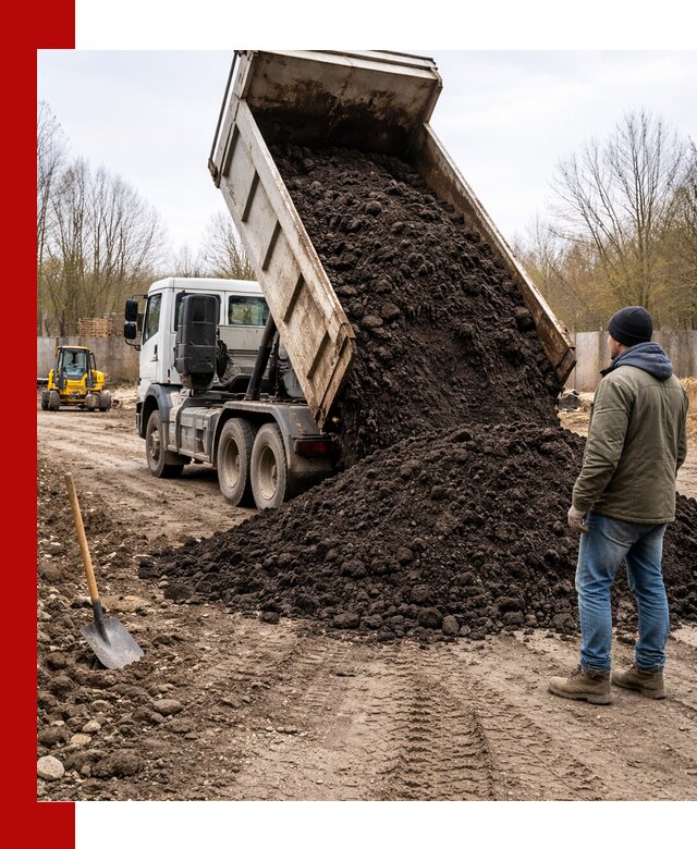 Доставка чернозема навалом в Кирово-чепецке быстро и выгодно