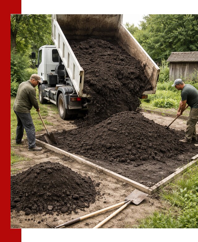 Купить чистый чернозем для огорода с доставкой в Кирово-чепецке