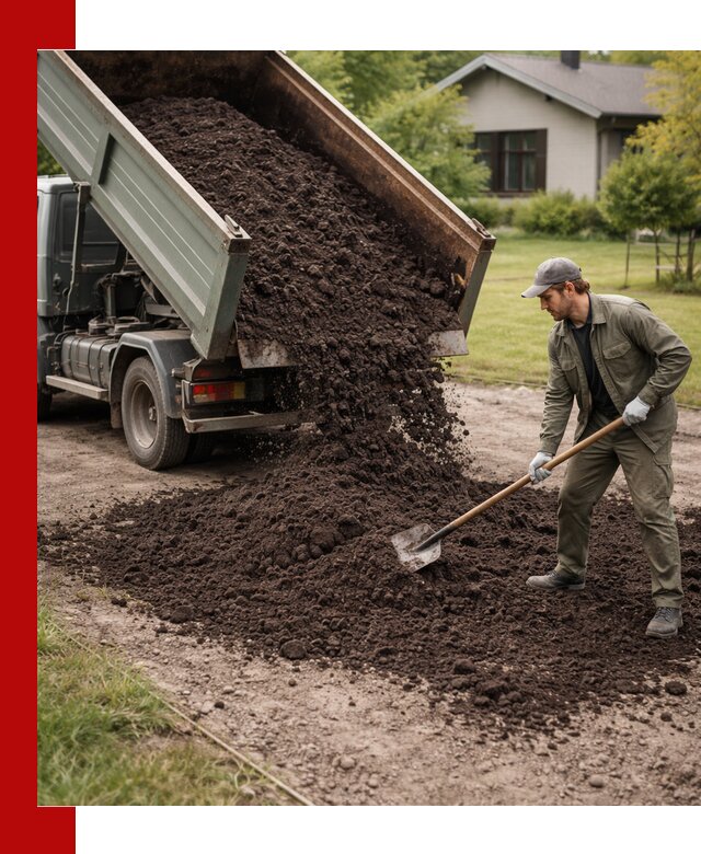 Чернозем для газона с доставкой в Кирово-чепецке быстро и качественно