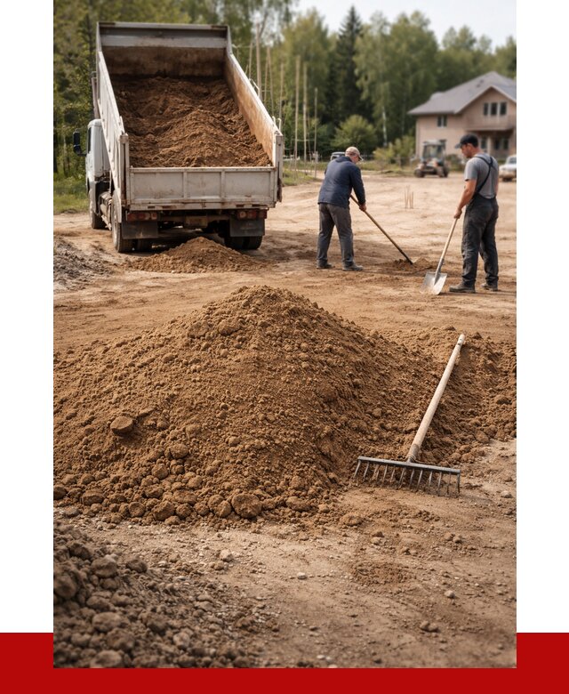 Суглинок для планировки в Кирово-чепецке с доставкой от 4567 р. | ПРОНЕРУДКрв