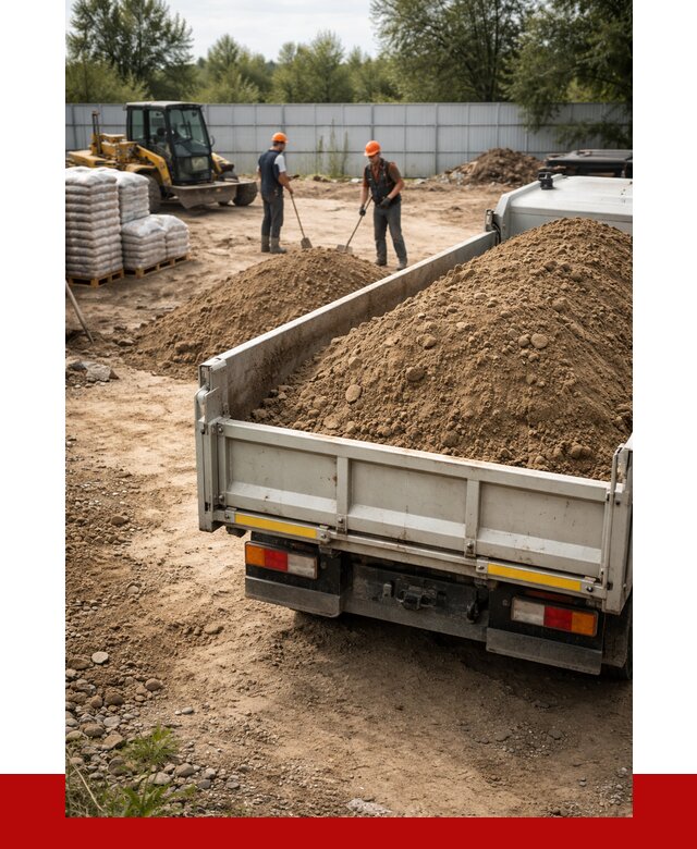 Супесь с доставкой в Кирово-чепецке от 2664 р. за куб | ПРОНЕРУДКрв