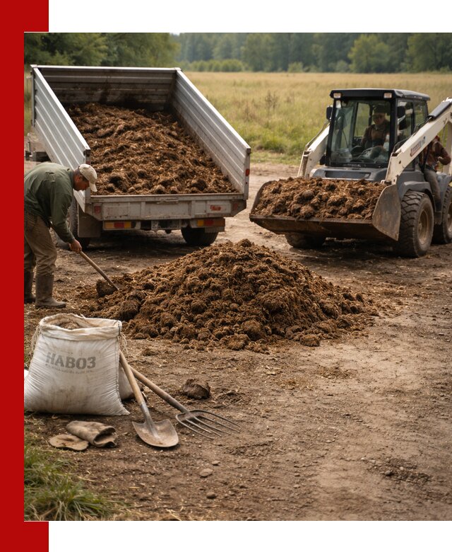 Доставка конского навоза в Кирово-чепецке с разгрузкой и доставкой на объект