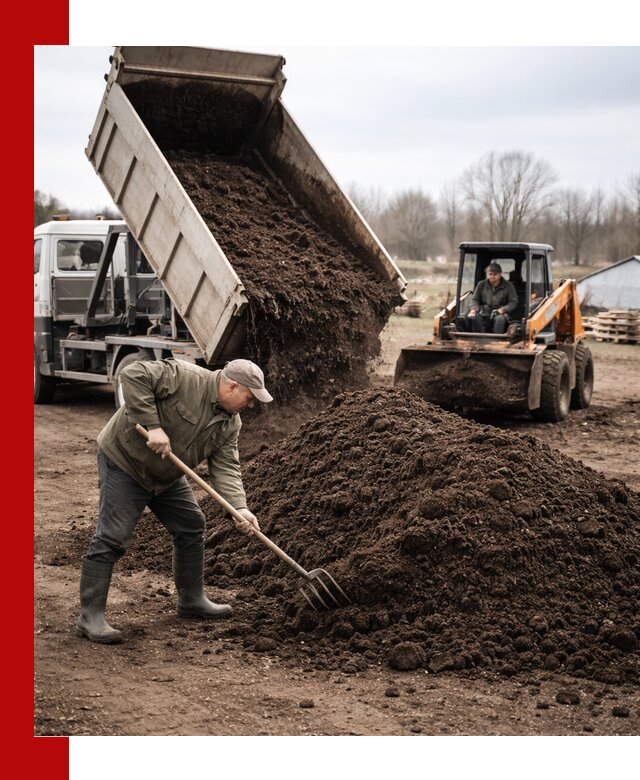 Доставка и продажа перегноя в Кирово-чепецке быстро и дешево