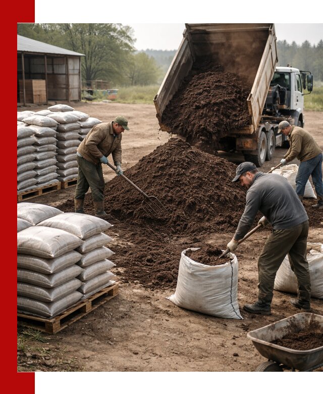 Доставка компоста оптом и в розницу в Кирово-чепецке