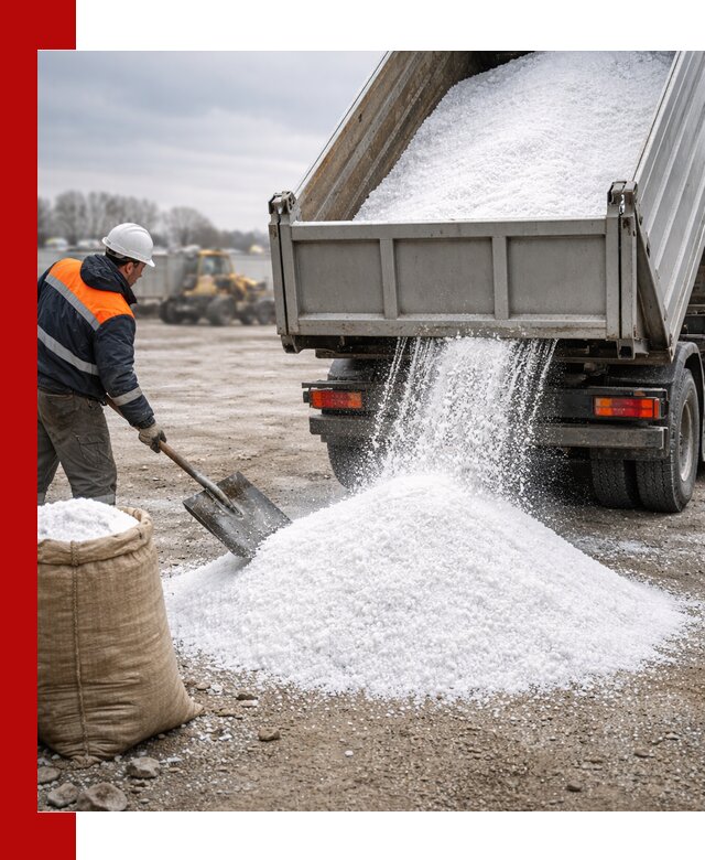 Поставка хлористого натрия оптом и в розницу в Кирово-чепецке