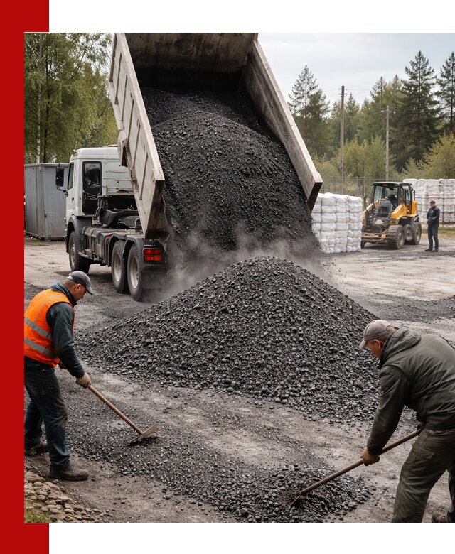 Доставка и продажа асфальтного гранулята в Кирово-чепецке