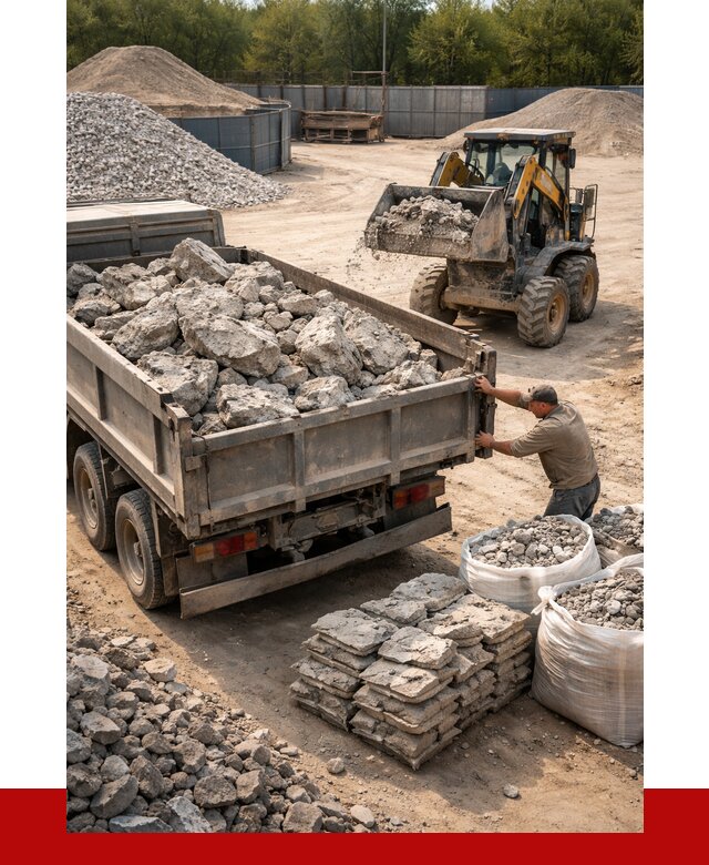 Купить бой бетона с доставкой в Кирово-чепецке от 5220 р. | ПРОНЕРУДКрв