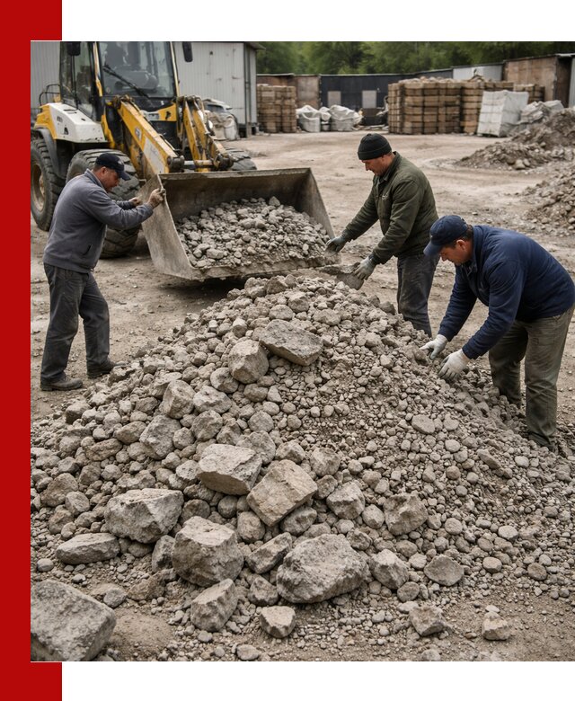 Демонтаж и вывоз бой бетона в Кирово-чепецке