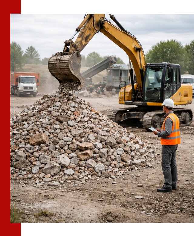 Доставка и вывоз строительного боя в Кирово-чепецке