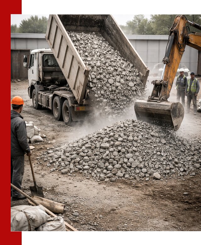 Доставка дробленого бетона в Кирово-чепецке оптом и в розницу