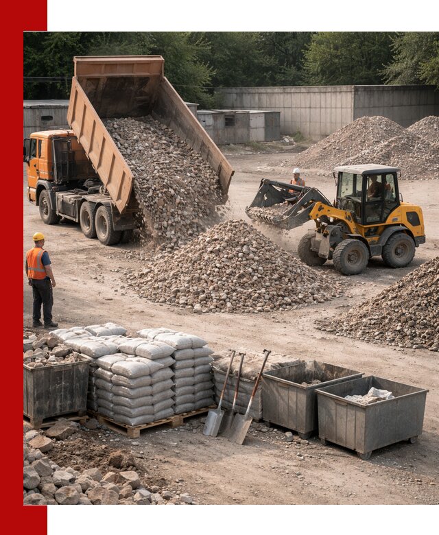 Вторичные материалы для отсыпки в Кирово-чепецке — поставка и доставка