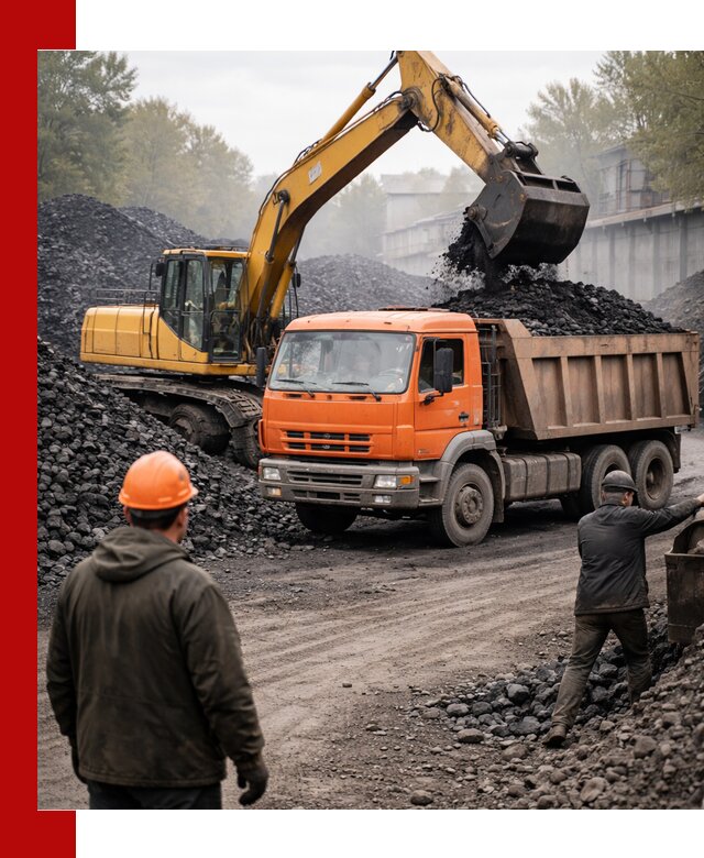 Доставка угля автотранспортом в Кирово-чепецке быстро и выгодно
