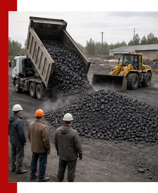 Доставка угля антрацита в Кирово-чепецке с самосвалами и погрузкой