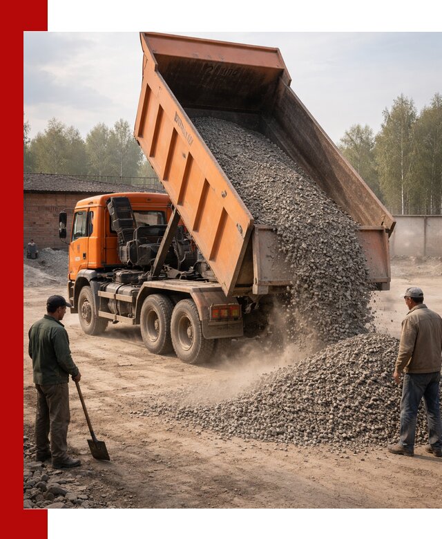 Доставка самосвалом 20 м3 в Кирово-чепецке быстро и надежно