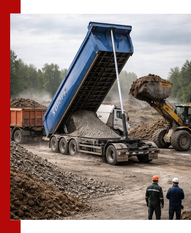 Аренда тонар 40 тонн в Кирово-чепецке с доставкой материалов