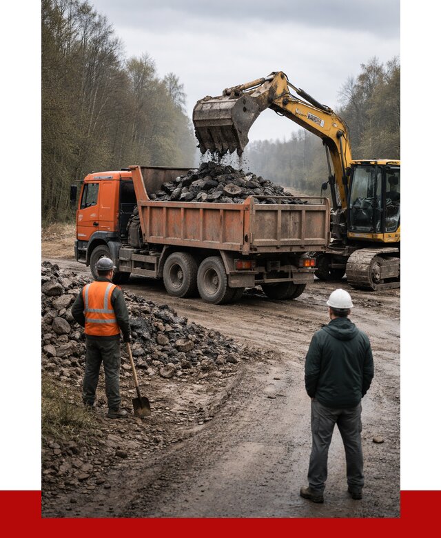 Вывоз асфальта в Кирово-чепецке от 4893 р. самосвалом ПРОНЕРУДКрв