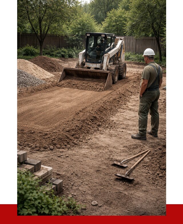 Выравнивание участка под ключ в Кирово-чепецке от 3806 р. | ПРОНЕРУДКрв